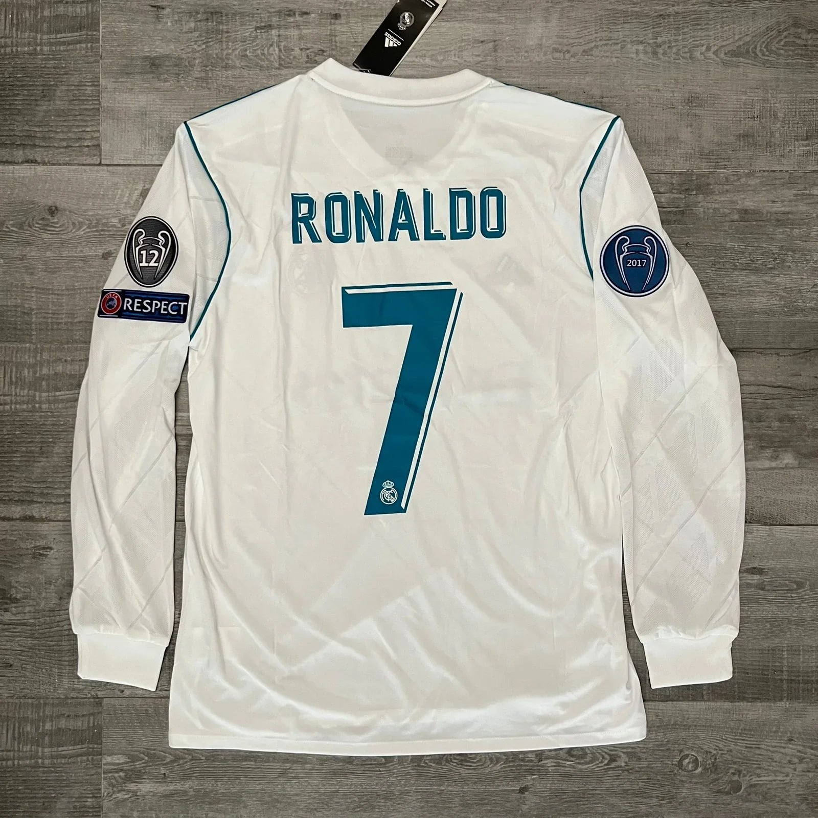 2017 - 18 - REAL MADRID HOME LONG SLEEVE | RETRO - MODU CLUB EU